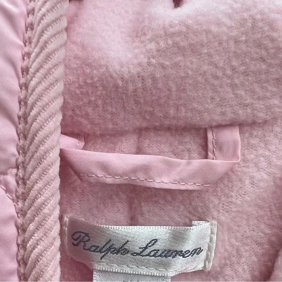 🌟New Polo by Ralph Lauren Baby Girls Quilted Barn Bunting